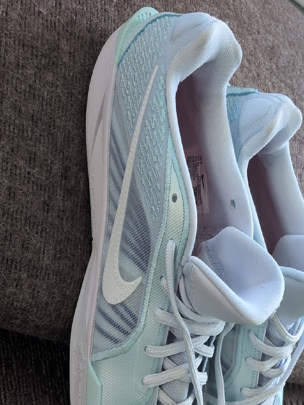 Nike Lite Blue and White Mesh Running Shoes -NEW